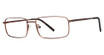 Modz Titanium Eyeglasses Director matte brown