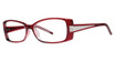 Genevieve Boutique Eyeglasses Swagger burgundy/crystal