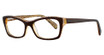 Elan Collection Eyeglasses 3004 Brown Safari
