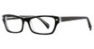Elan Collection Eyeglasses 3005 Black/Crystal