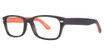 ModZ Eyeglasses Hartford black matte/red