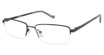 Vision's Eyeglasses Vision's 231 SEMI-MATTE BLK/C01