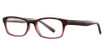 Continental Optical Imports Eyeglasses See N' Be Seen 60 Burgundy/Rose Fade