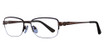 Sans Pareil Eyeglasses Linda Evans 363 Brown