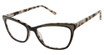 Lulu Guinness L928 black/ivory tortoise with gold glitter/BLK