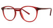 Value Eyeglasses METRO 55 red crystal