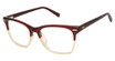 Ted Baker Eyeglasses TWBIO001 burgundy/BUR