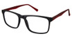 New Globe Eyeglasses M442 Black/Red/BLACK/RED