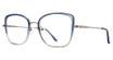 Vivid Eyeglasses EXPRESSIONS 1137 blue/gunmetal