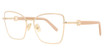 Ferragamo Eyeglasses SF2223N ROSE GOLD/NUDE/685