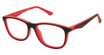 AÉROPOSTALE Eyeglasses Scarcity Black/Red/BLACK/RED