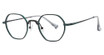 Konishi Eyeglasses KONISHI KT5616 Matte Black/Green/C2