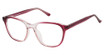 New Globe Eyeglasses L4104 Burgundy/BURGUNDY
