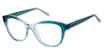 New Globe Eyeglasses L4105 Teal/TEAL