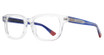 ECKO Unltd Eyeglasses ECKO718 CRYSTAL/BLUE/CRY