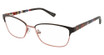 Nicole Miller Eyeglasses Evergreen Matte Black/C01