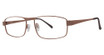 Modern Metals Eyeglasses Blitz matte brown