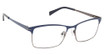 Superflex Eyeglasses SF-1125T Blue Gunmetal/M201