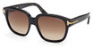 Tom Ford Eyeglasses FT1236-F shiny black / gradient brown/01F