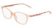 Flexon Eyeglasses FLEXON J4025 N PEACH FUZZ CRYSTAL/832