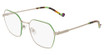 Pure Eyeglasses P-5028 N SATIN GOLD/718