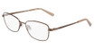 Flexon Eyeglasses FLEXON W3044 N SATIN COFFEE/203