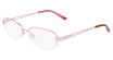 Marchon NYC Eyeglasses TRES JOLIE 198 N ROSE GOLD/770