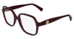 Longchamp Eyeglasses LO2757 N TRANSPARENT BURGUNDY/601