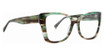 Badgley Mischka Eyeglasses Veira GREEN GREY HORN/GGH