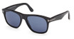 Tom Ford Eyeglasses FT1284 shiny black / blue/01V