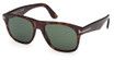 Tom Ford Eyeglasses FT1284 dark havana / green/52N