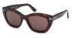 Tom Ford Eyeglasses FT1285 dark havana / brown/52E