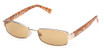 Guess? Eyeglasses GJ00003 gold / brown/32E