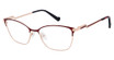 BETSEY JOHNSON Eyeglasses AS IF Burgundy/BUR