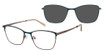 REVOLUTION Eyeglasses LILLIANA Teal/TEA