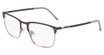 Flexon Eyeglasses FLEXON E1148 N MATTE GUNMETAL/ SILVER/070