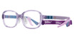Dr. Seuss Eyeglasses DSP FISH 3 CRYSTAL PURPLE/PUR