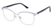 Jill Stuart Eyeglasses Jill Stuart 480 Silver Glitter Silver