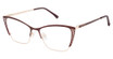 Jill Stuart Eyeglasses Jill Stuart 481 Burgundy