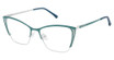 Jill Stuart Eyeglasses Jill Stuart 481 Teal