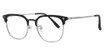 Konishi Eyeglasses KONISHI KT5618 Matte Black/Silver/C1