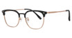 Konishi Eyeglasses KONISHI KT5618 Matte Black/Gold/C2