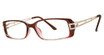 Modern Plastics II Eyeglasses Rebecca burgundy