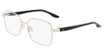 Nike Eyeglasses NIKE 8401 SHINY GOLD/BLACK/717
