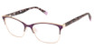gx by GWEN STEFANI Eyeglasses GX124 eggplant/EGG