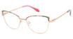 Nicole Miller Eyeglasses BIOT ROSE GOLD/PRPL/C02