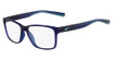 Nike Eyeglasses NIKE 7091 N MAT CRYS NAVY/BLEACHRD TURQ/411