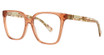 Longchamp Eyeglasses LO2765 N TRANSPARENT ORANGE/842