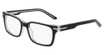 Nike Eyeglasses NIKE 7174 N BLACK/CRYSTAL LAMINATE/010