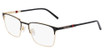 Nautica Eyeglasses N7336 N BLACK/GOLD/002